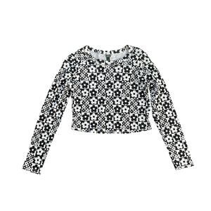 Wild Fable Flower Power Mod Crop Top: Size L